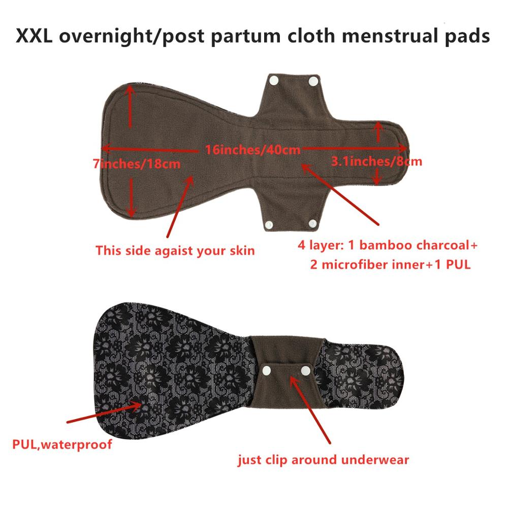 [Sigzagor]1 XXL Cloth Menstrua - Cloth Pad Reusable recension och pris