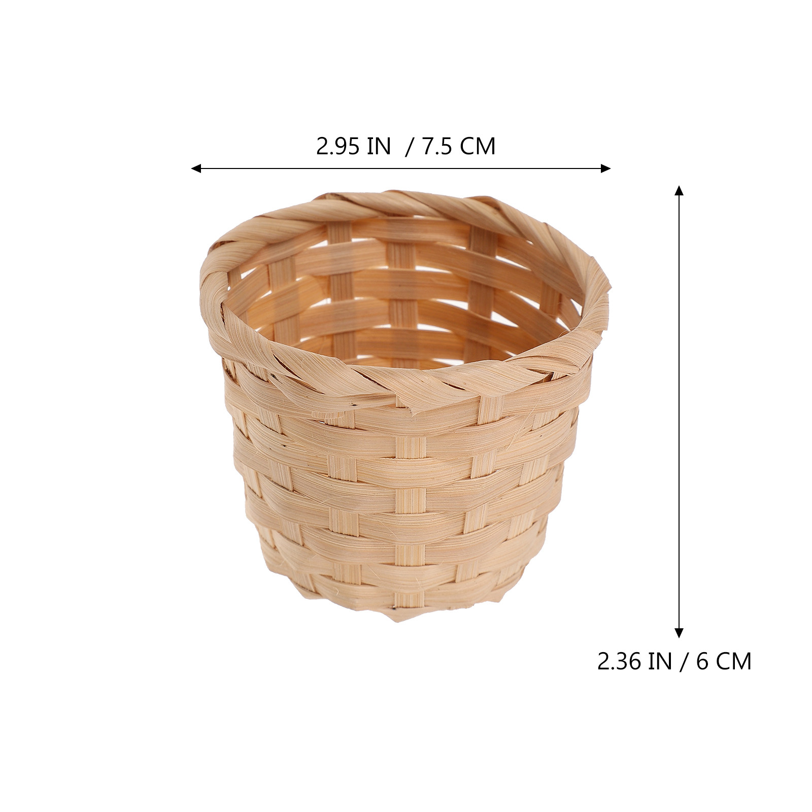 10Pcs Premium Bamboo Woven Bas - Sustainable Living Officer recension och pris