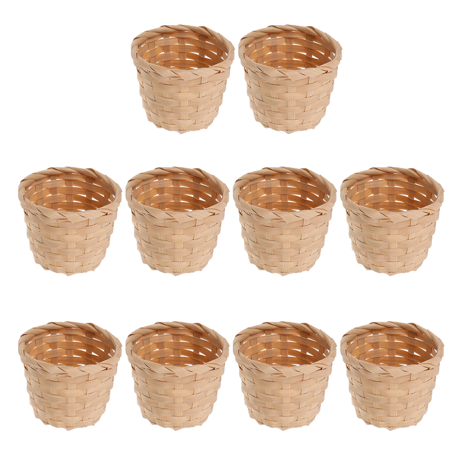 10Pcs Premium Bamboo Woven Bas - Sustainable Living Officer recension och pris