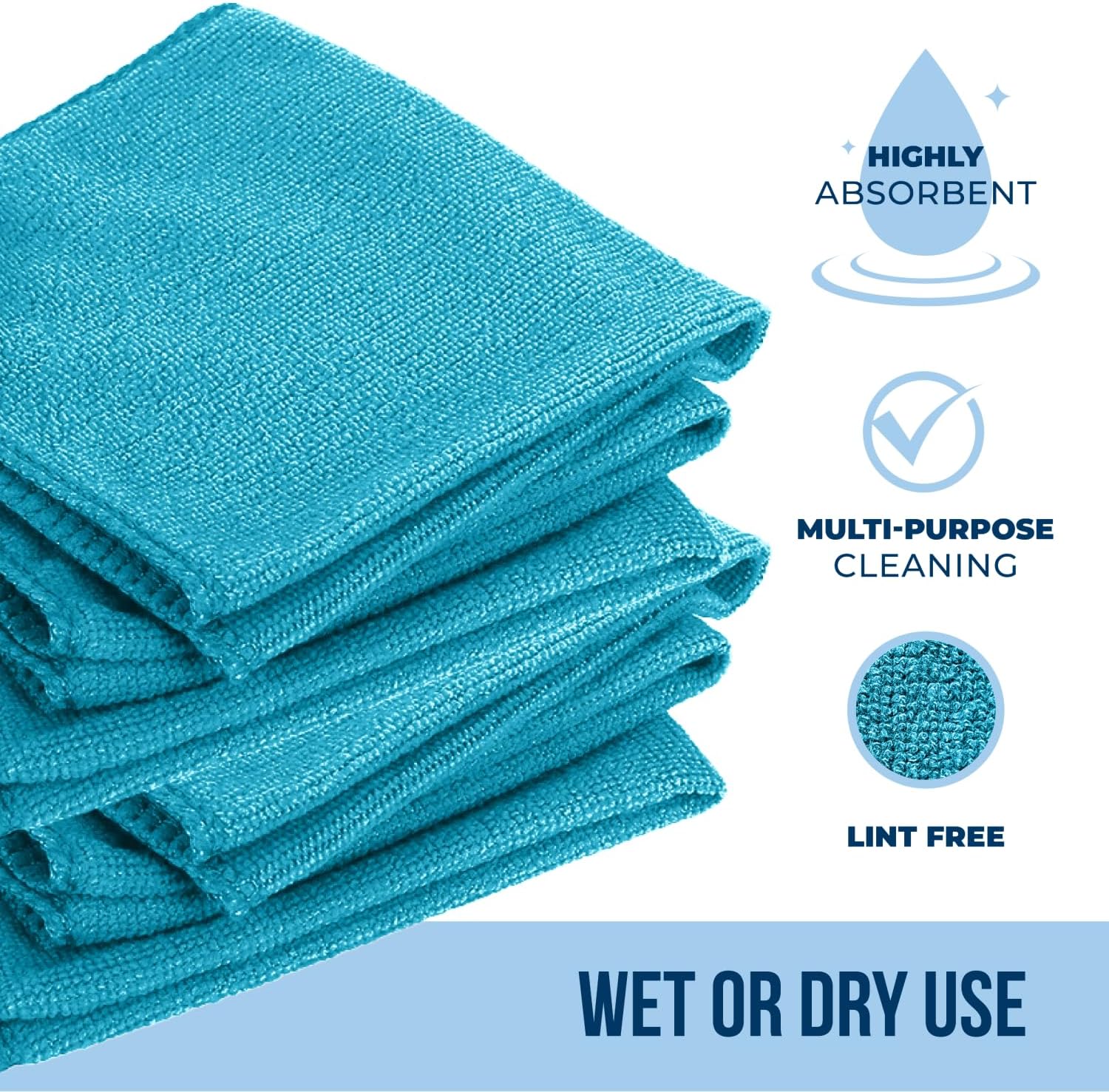 300 PCs Microfiber Cleaning Cl - Cloth Pad Reusable recension och pris